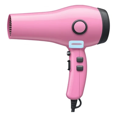 light pink hair dryer sticker