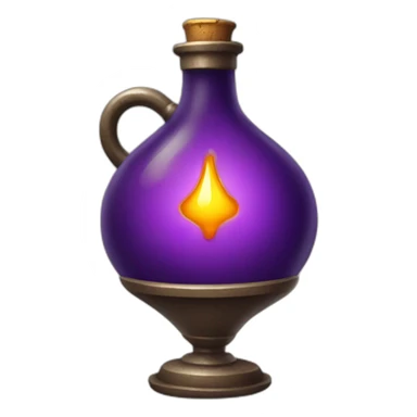 medieval potion filled with charisma color sticker