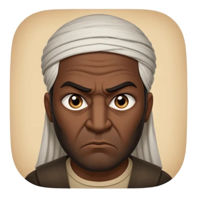 angry Iraqi, in profile sticker