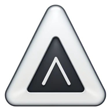 The background should be blue, and inside it should be a white straight line symbol sticker