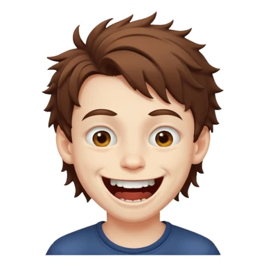 boy evil laugh sticker