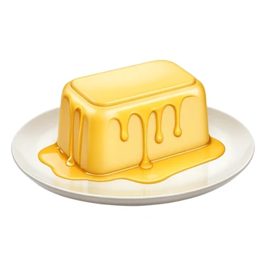 Big Butter on the white plate  sticker