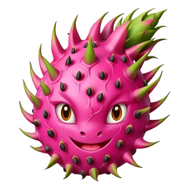 Dragon fruit emoj sticker