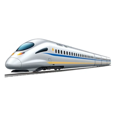high speed bullet train sticker