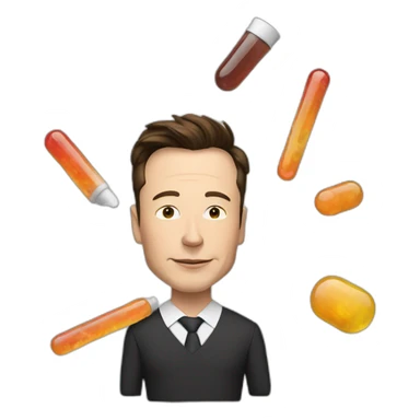 elon musk doing drugs, for educational purposes only, inclusiveness and positive, LGTBQ+ sticker