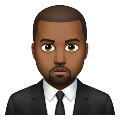 Kanye as a adolf hitler sticker