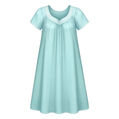a simple nightgown, pastel color sticker