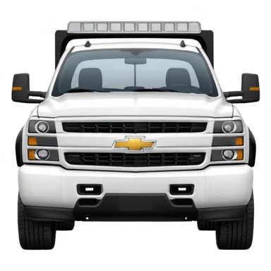Maximum Destruction - Chevrolet 2500 truck (Model Year: 2022) (Iconic colour: white) - A ferocious truck featuring a vivid white base. Emphasize sharp, high-contrast black streaks across the body, creating a look of aggressive, explosive energy. sticker