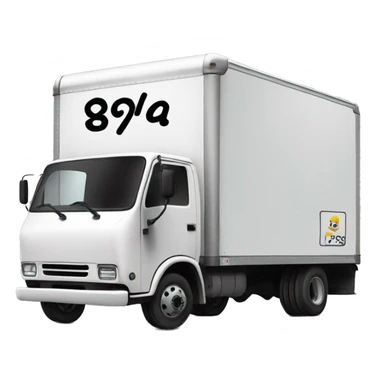 Box truck with “PGS” letters on the side sticker