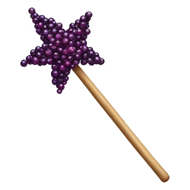 Elderberry magic wand sticker