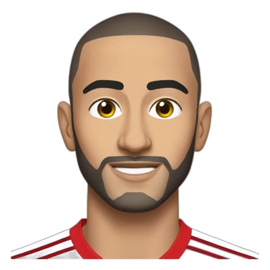 Hakim ziyech morocco sticker