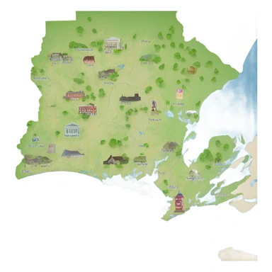 map of new jersey sticker