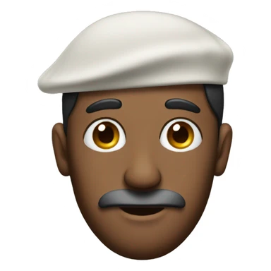 Man with big nose and kippa sticker