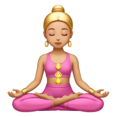 Pink gold spirituality sticker