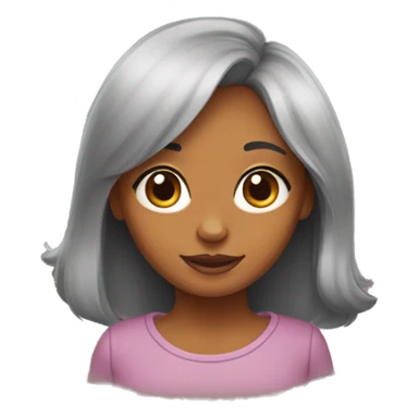 Girl with Pomeranian dachshund dog sticker