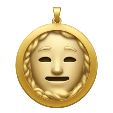 Golden Pendant  sticker