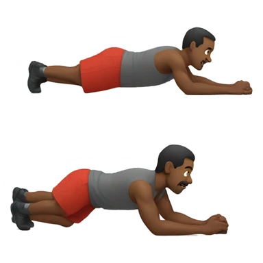 A man do push up sticker