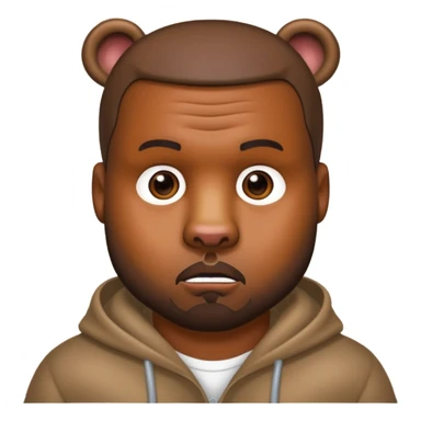 kanye west bear man sticker
