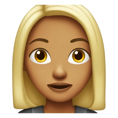 Woman saying biatch sticker