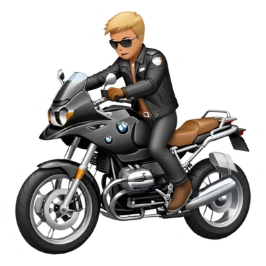 biker piss on bmw sticker