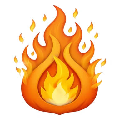 des flammes sans visage sticker