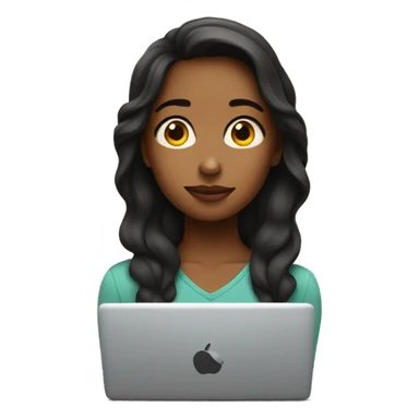 a girl  watching Netflix sticker