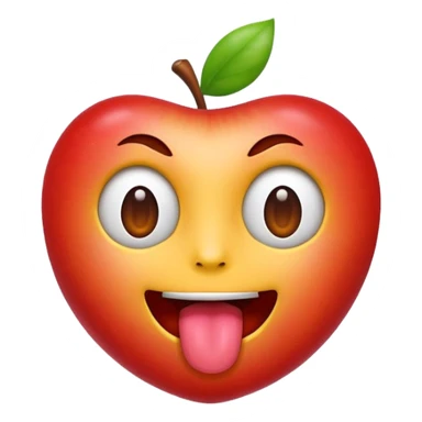 apple style emoji, X’s for eyes, tongue sticking out  sticker