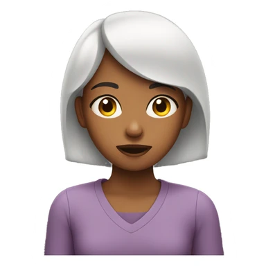 Girl watching Netflix sticker