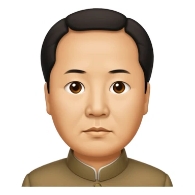 Photorealistic mao zedong sticker