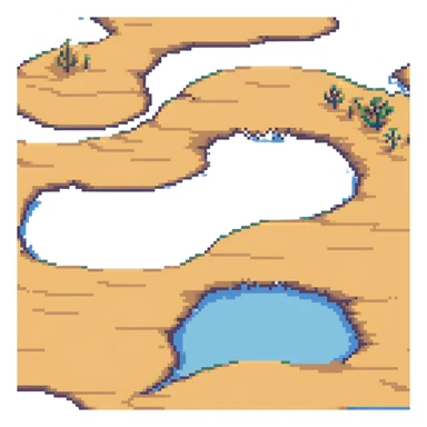 bright orange sand dunes with clear sky sticker