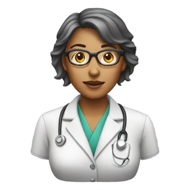 female psychiatrist sticker