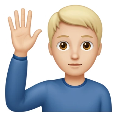  Indifference - lack of interest, concern, or sympathy  - waving hand in a dismissive gesture sticker