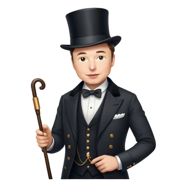 Elon musk dandy’s world sticker