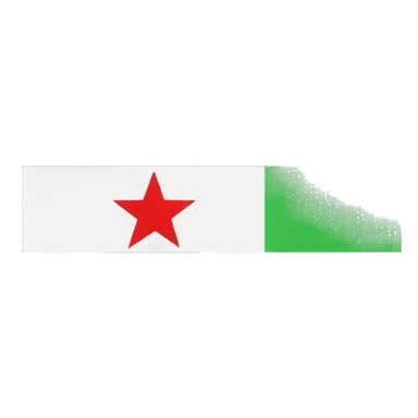 Flag of the Syrian revolution (switch the green and the black stripes) sticker