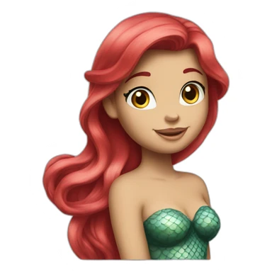 Little mermaid ariel sticker