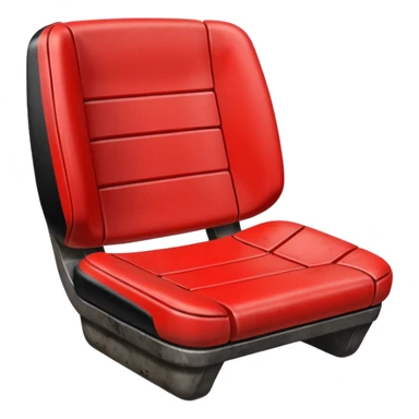 create an icon for an airbnb category - it should be a broken football seat sticker