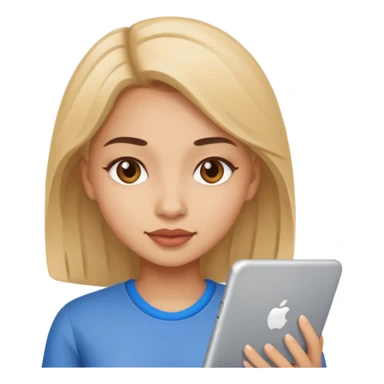 girl web designer sticker