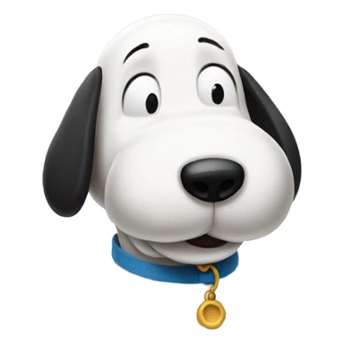 Snoopy sideyeing sticker