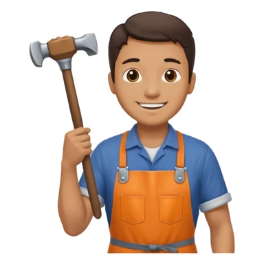 Street Sign Maker man sticker