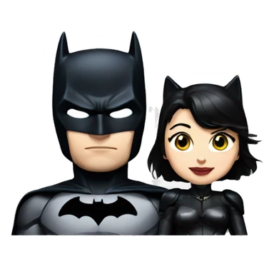 Batman and catwoman sticker