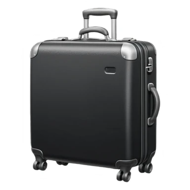 A hard-shell suitcase sticker