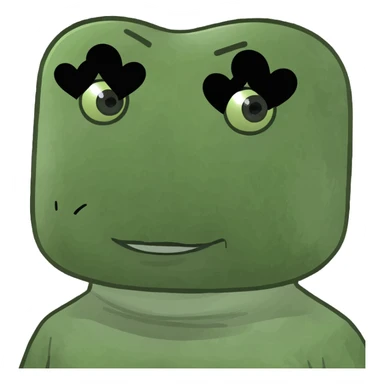 A sad smiley face that is emo, it should have a black rectangle over the eyes with the text error and black hearts over the head sticker