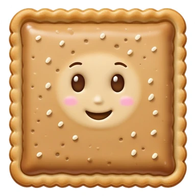 Brown sugar pop tart no face sticker