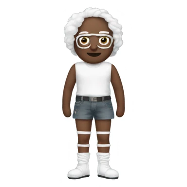 white leg warmers sticker