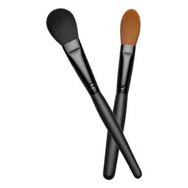 Foundation brush sticker