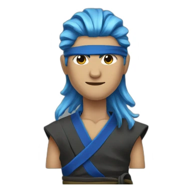 ninja blevins blue hair sticker