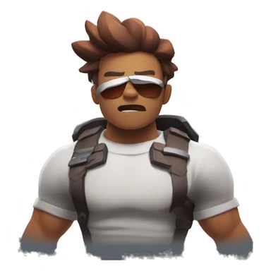 Brawl stars oynayan babapuro sticker