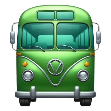 Green bus sticker