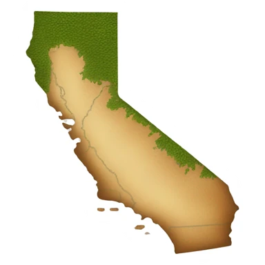 map state of california sticker