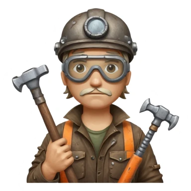 débrouille personnage ferrailleur post apo  sticker